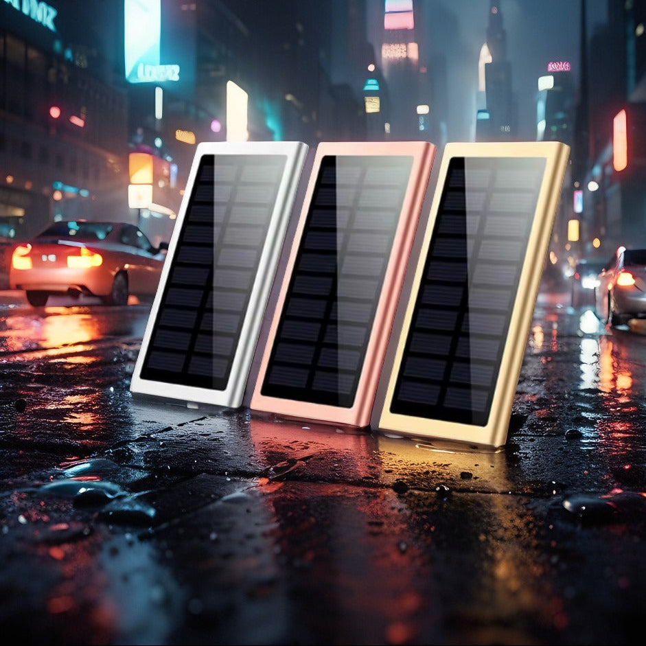 Baterias cargador Panel Solar Power Bank 20000 mah para celular